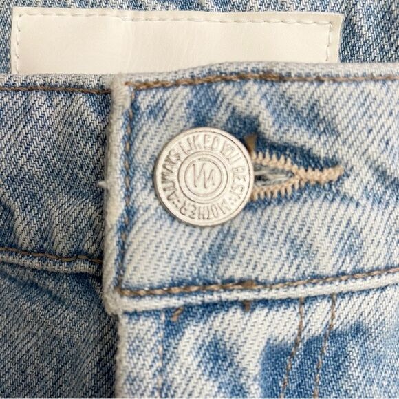 MOTHER Superior The Spinner High Waist Wide Leg Jeans in We Bounced Size 32 | 14 - Picture 10 of 15